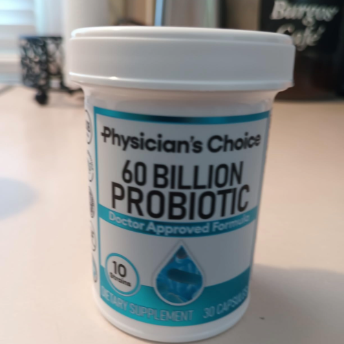 Bottle of Probiotics for boosting the immune system