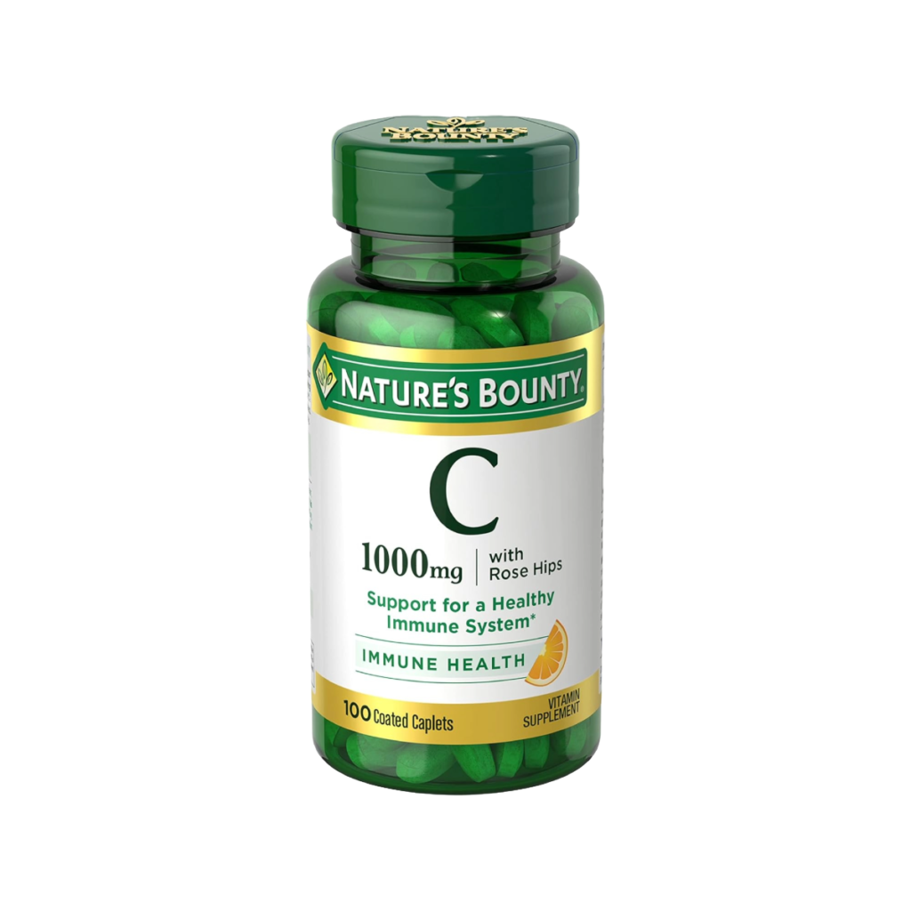 an image of a bottle of vitamin c capsules used as a supplement immune system boosters