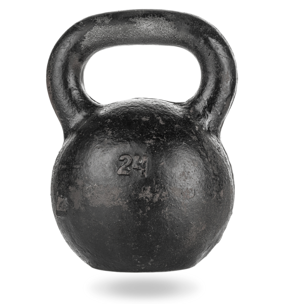 A 25 Pound Kettle Bell required for home gym essentials