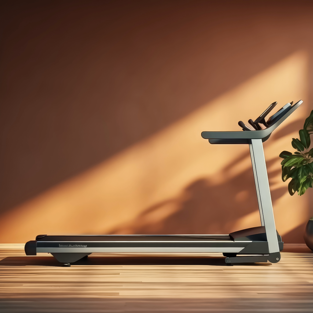 a flat treadmill for home gym