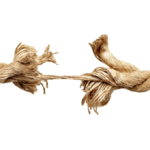 a decorative image of a rope snapping in representation of stress